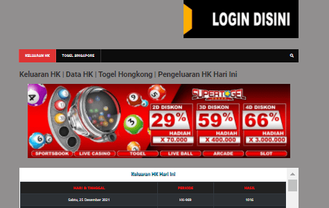 pengeluaran hk